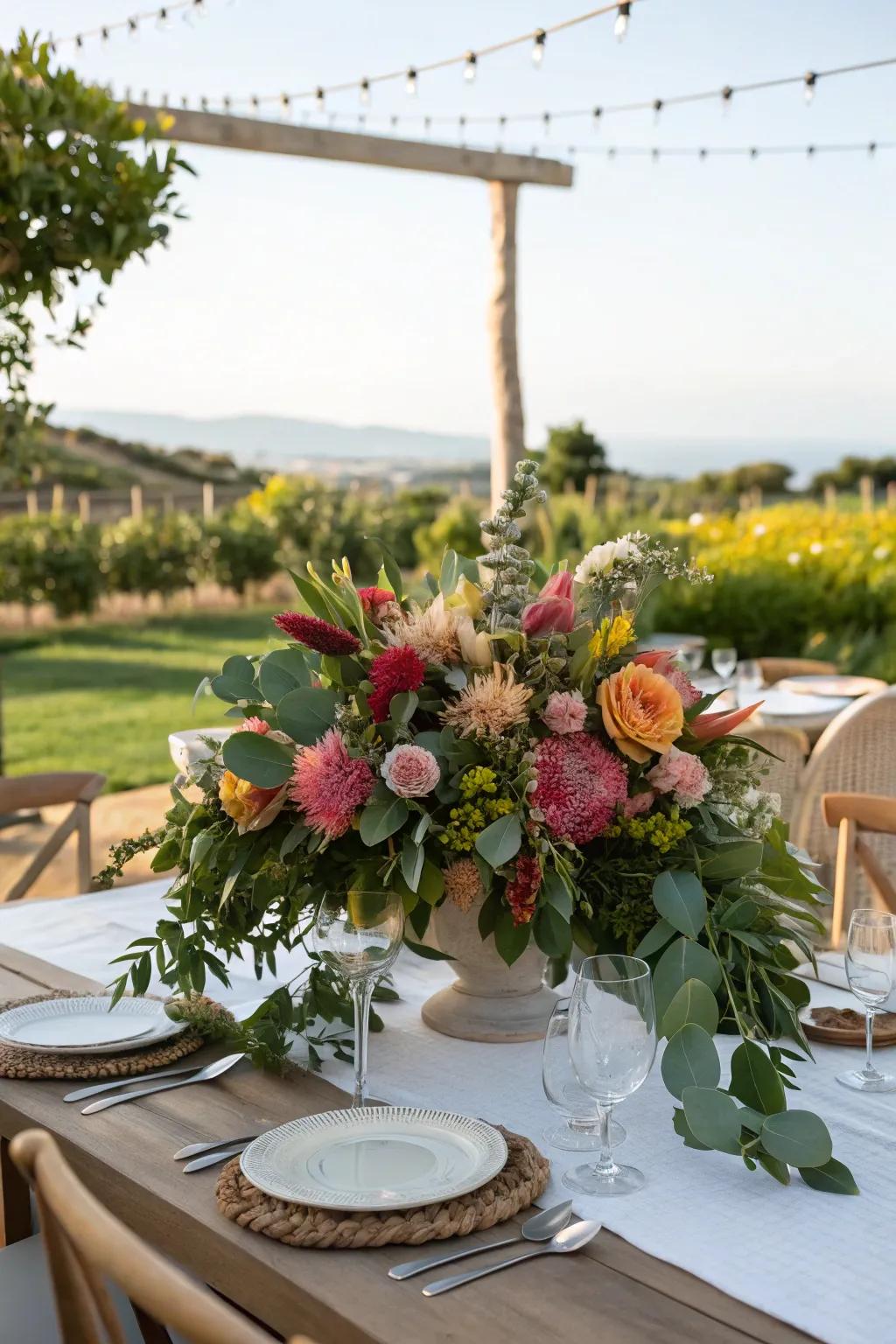 Breathtaking floral compositions are a timeless choice for any event.