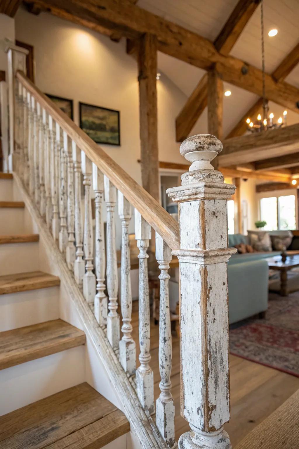 Countryside charm complements modern style with these railings.