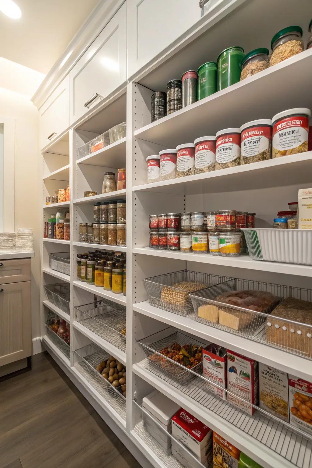 Designated sections render meal planning effortless.