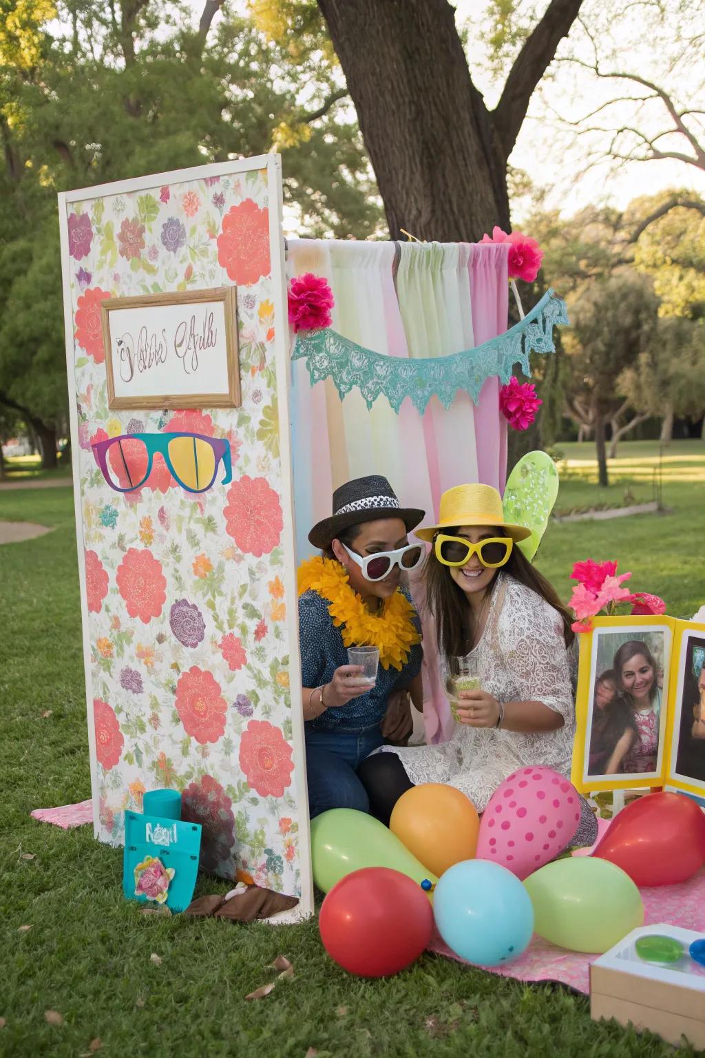 A playful picture corner arrangement adds fun and offers treasured memories.