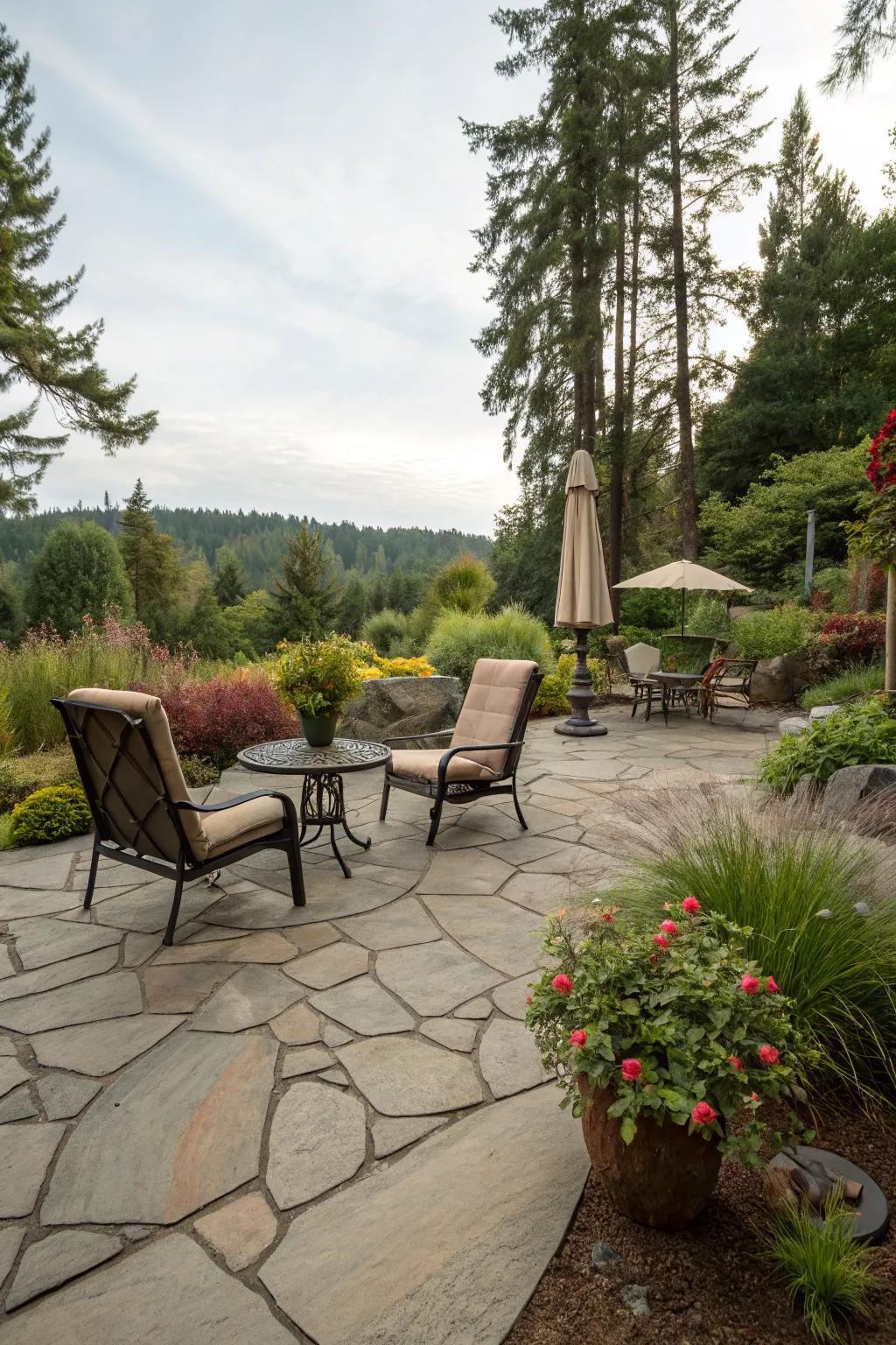 Flagstone offers a naturally textured beauty.