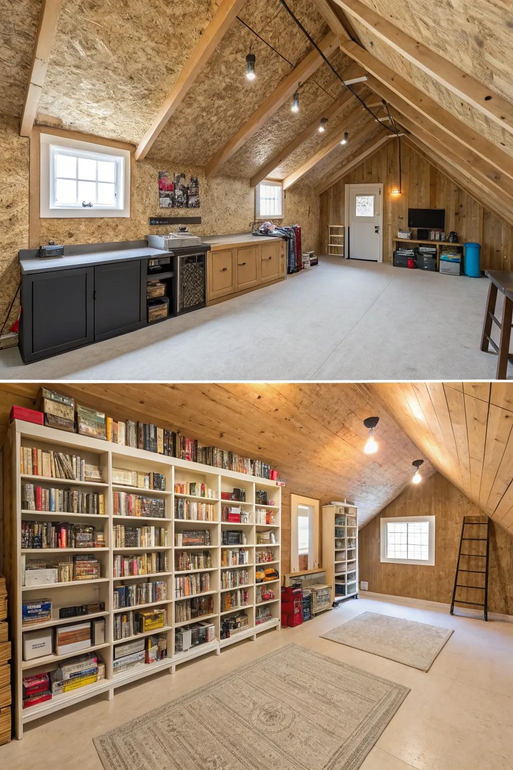 Plywood ceilings proving their adaptability across different home spaces.