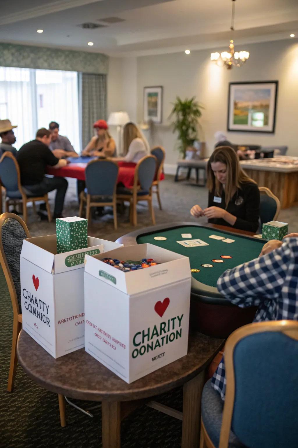 Combine fun with philanthropy through playing for charity.