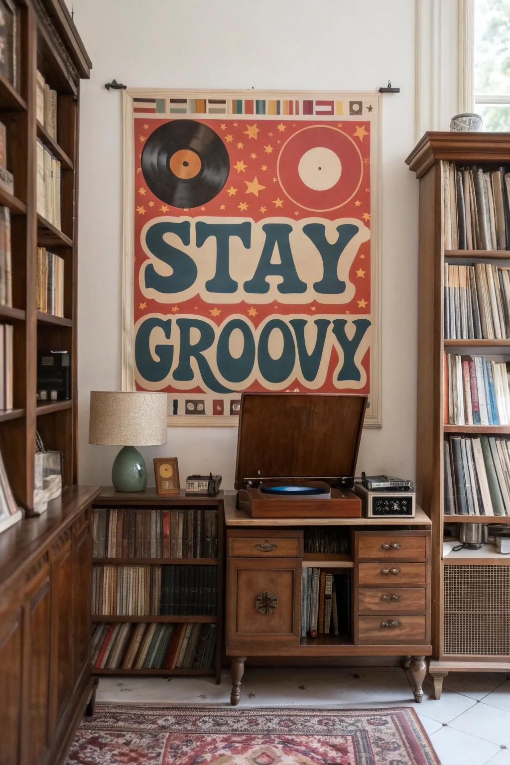 Retro designs add nostalgic warmth to any room.