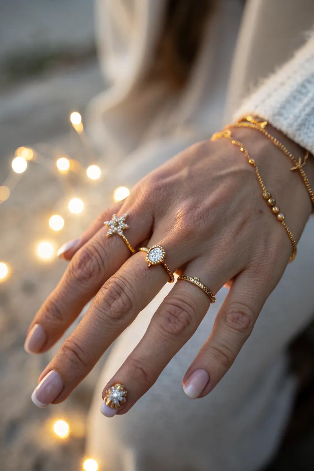 Whimsical Midi Rings