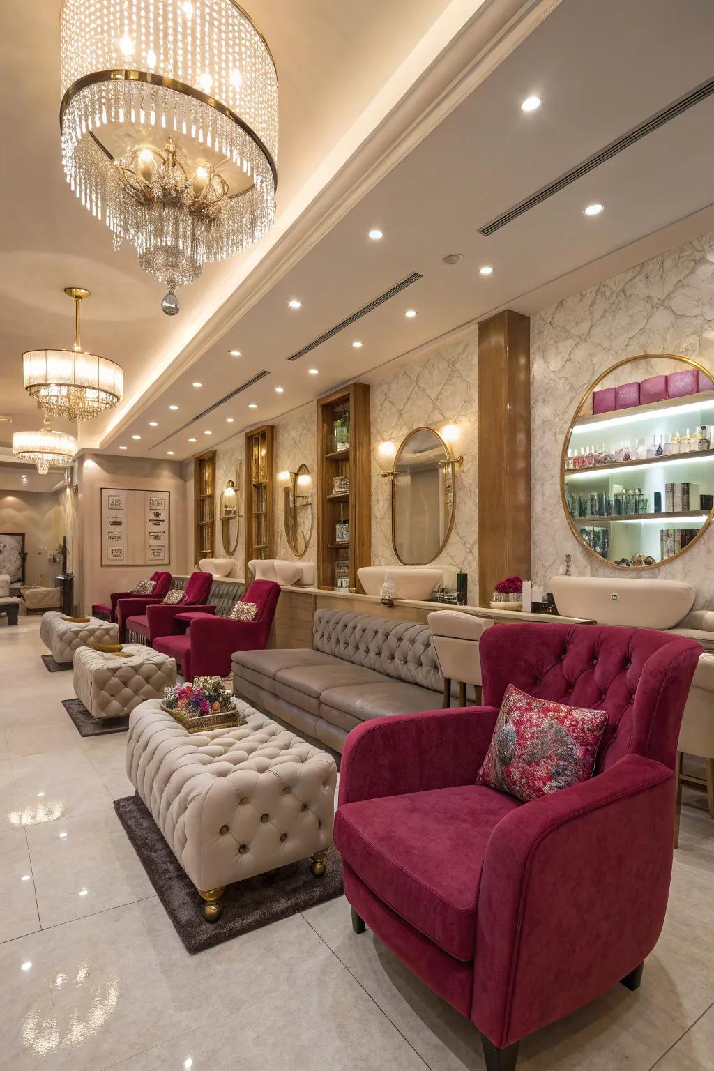 Premium seating ensuring client satisfaction and elegance.