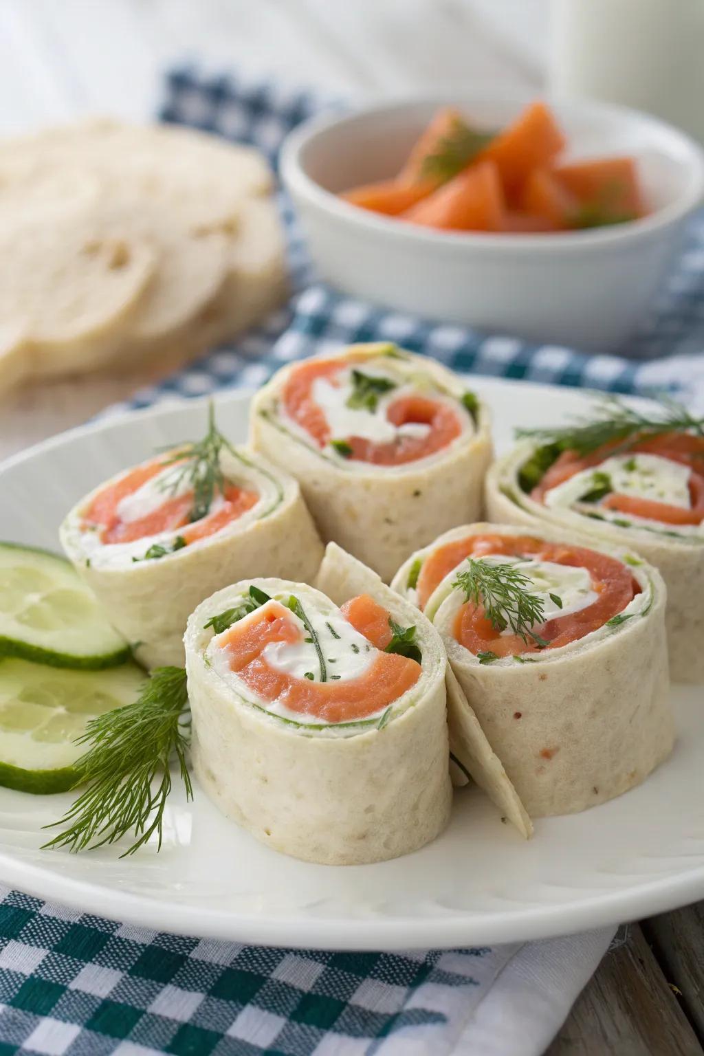 Dusky swirls, a revitalizing and straightforward picnic selection.