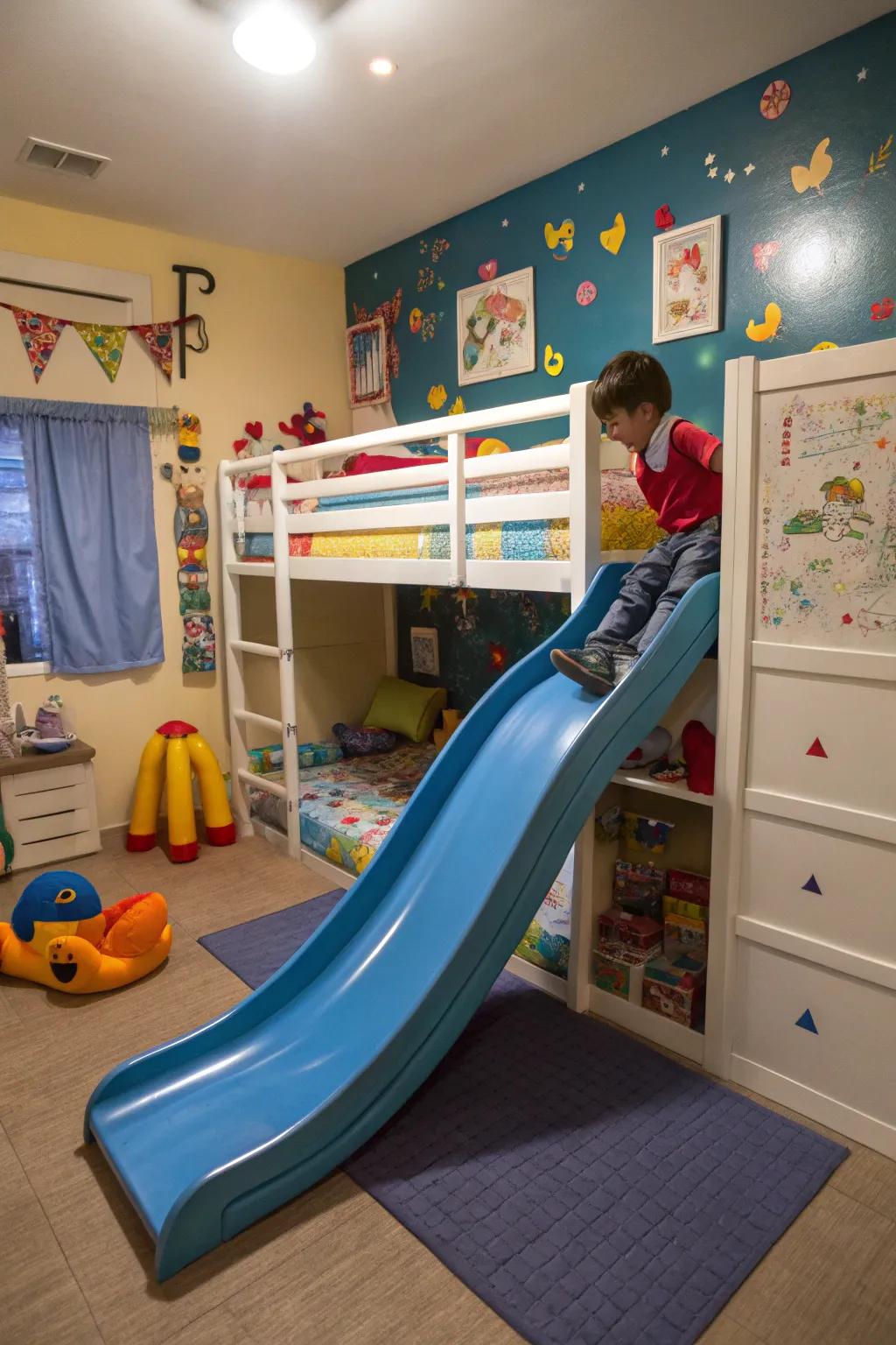 A personal slide offers a startling and enjoyable facet.