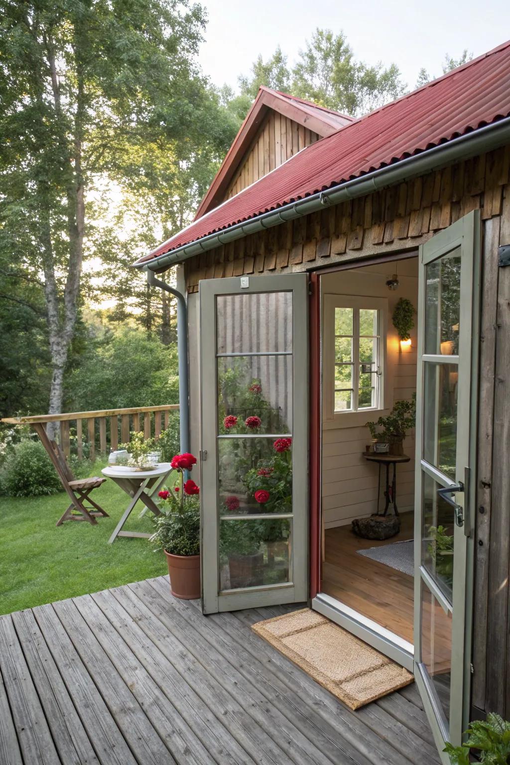 Smooth indoor-outdoor flows improve area and connection to nature.