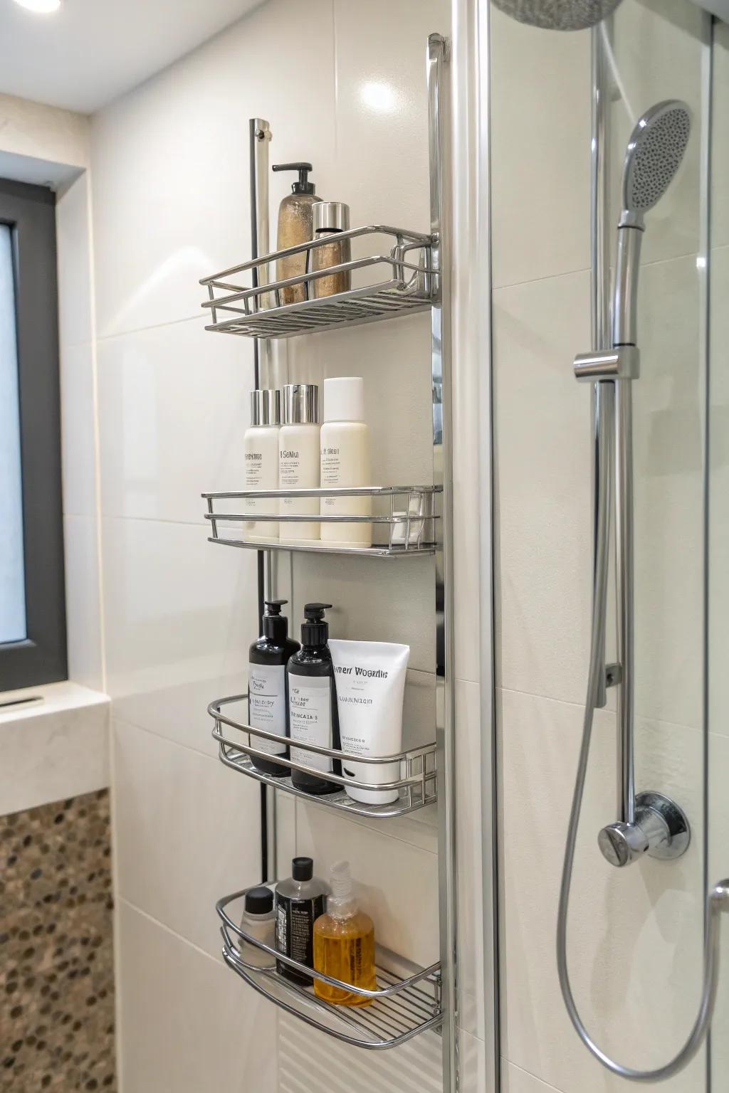 Productive storing utilizing wall-affixed frames.