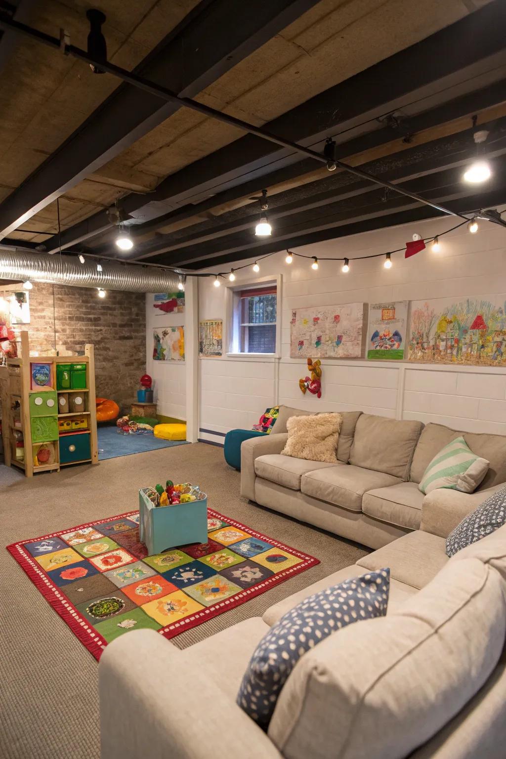 Versatile spaces that enhance usefulness in your basement.