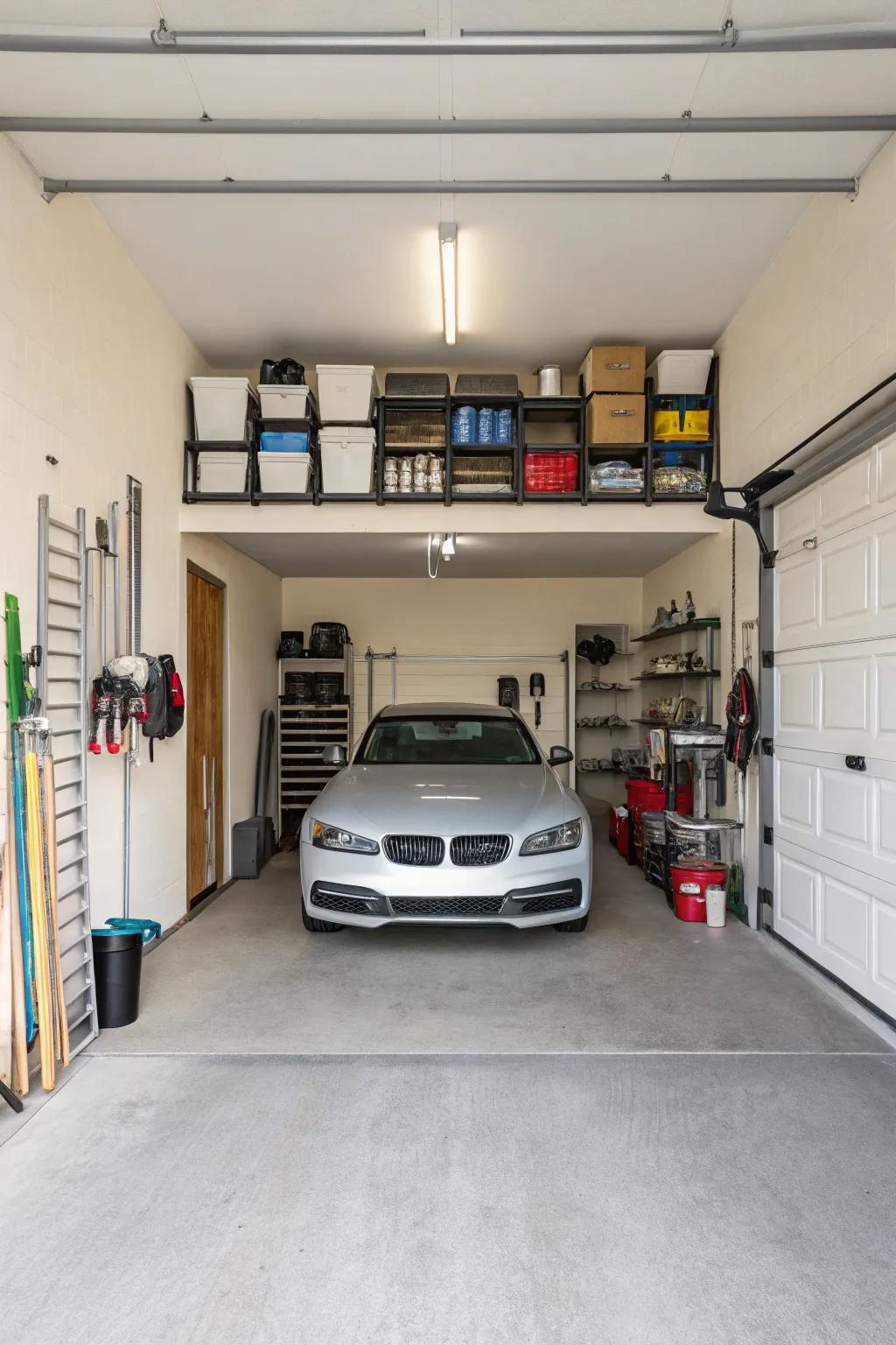 A tidy garage is welcoming and simple to keep up.