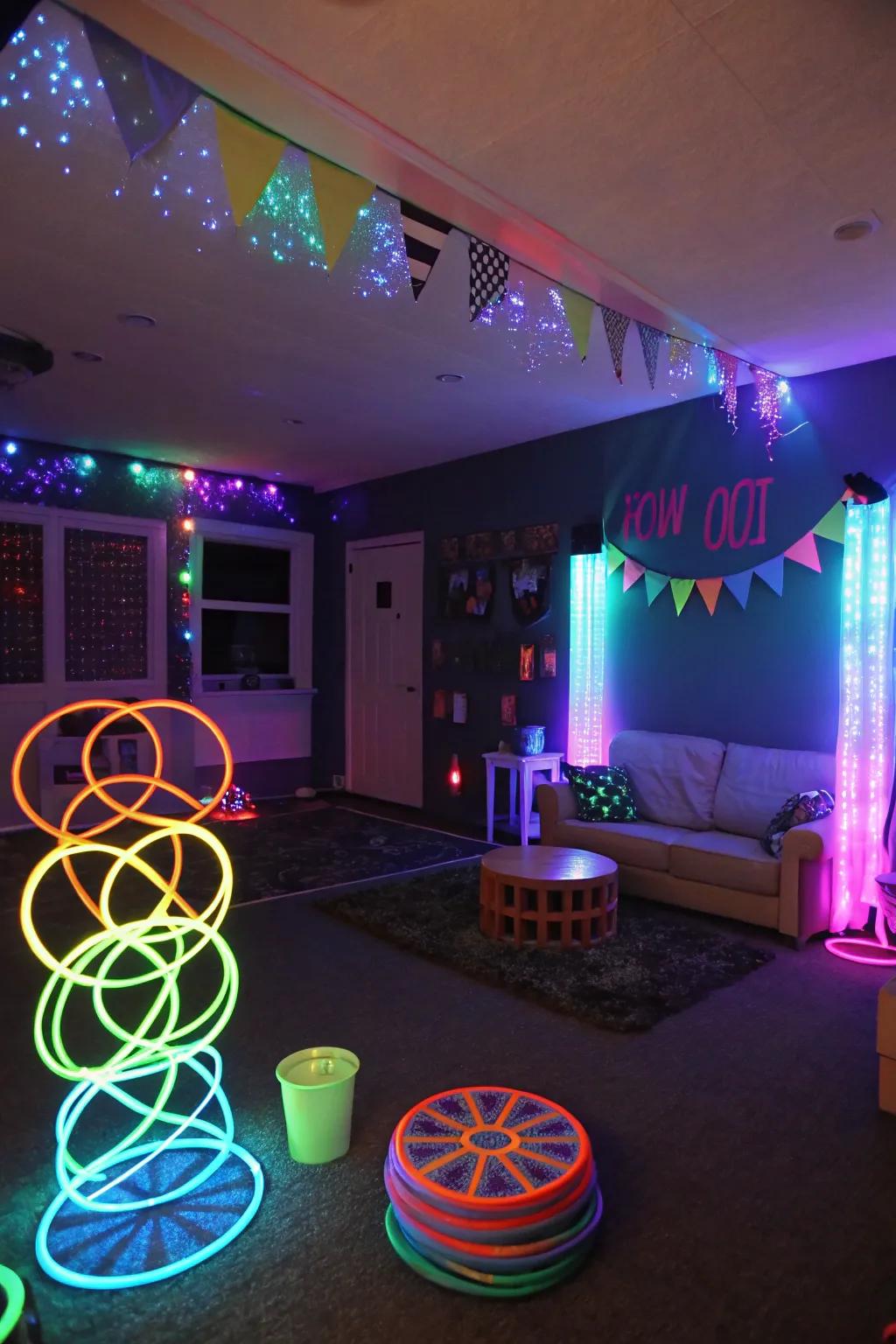 Illuminate the night through a spectacular shine-in-the-dark celebration.