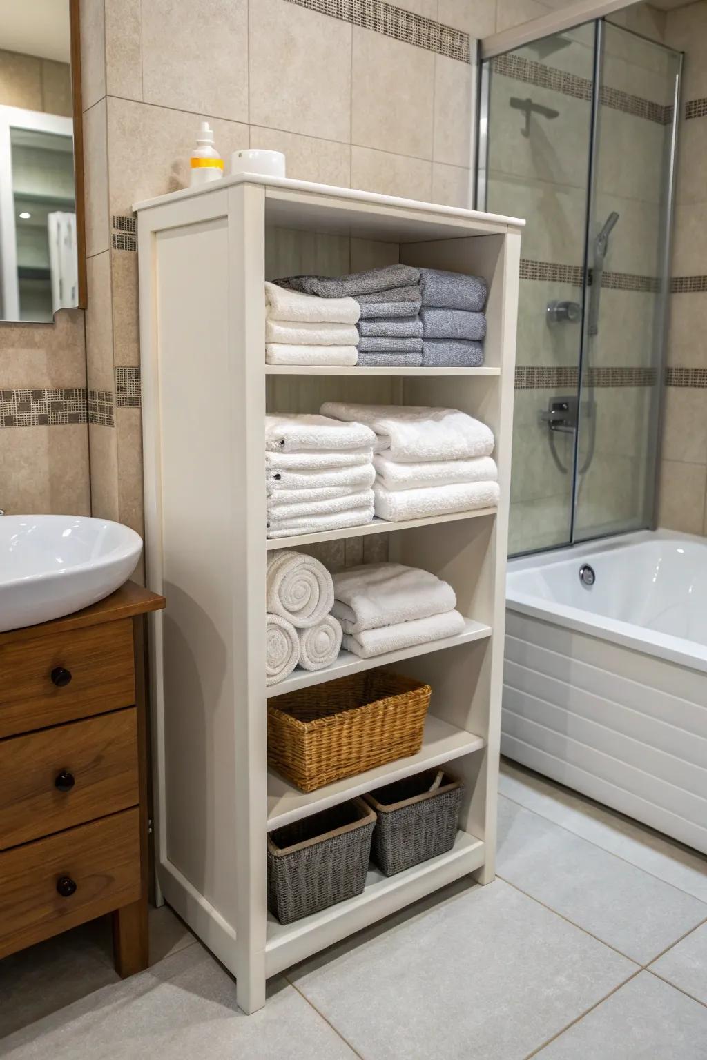 Small units provide ample storage in tight spaces.