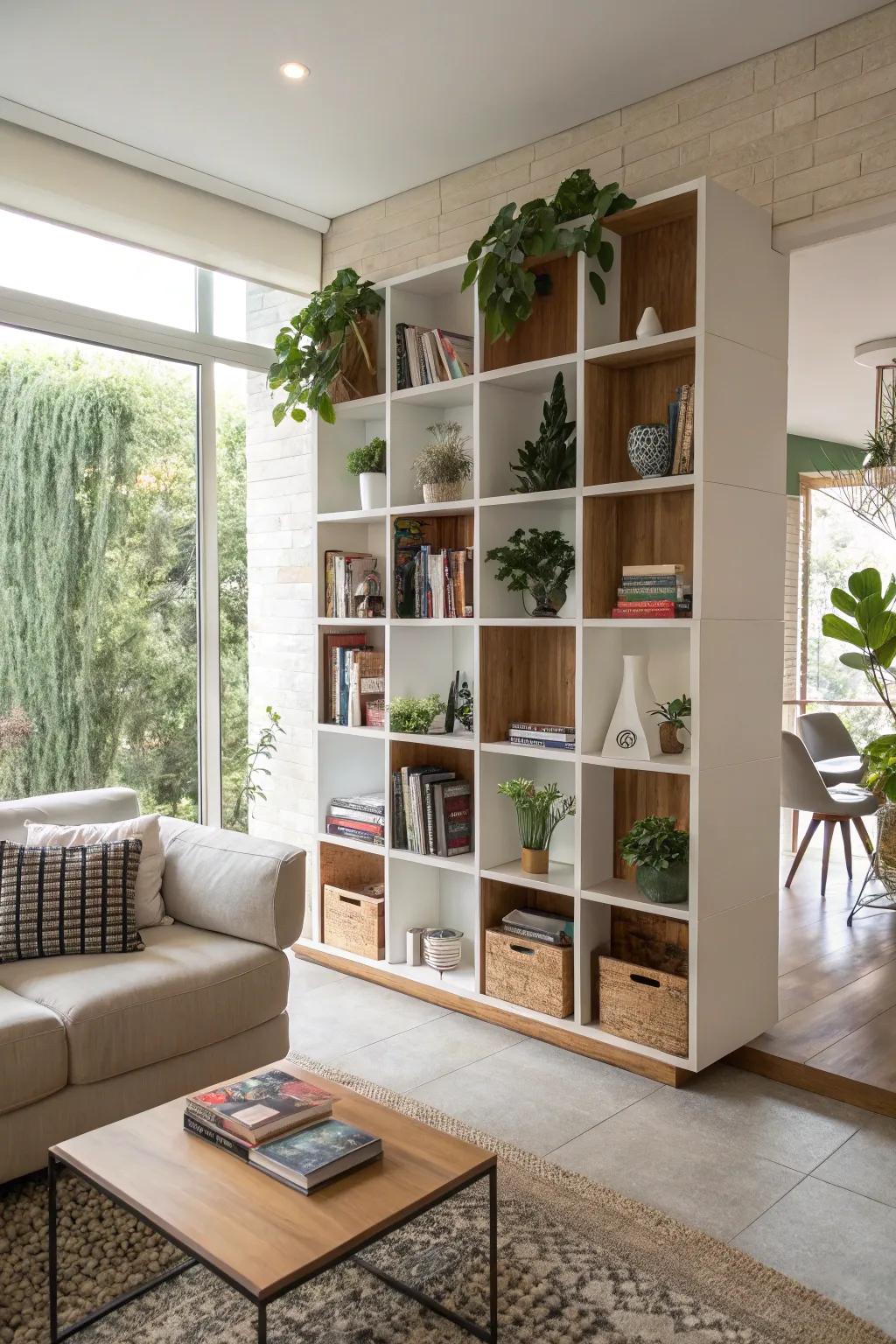 Unitary cubes proffer customizable storage alternatives.