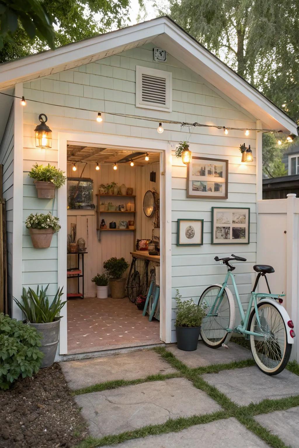 Decor can turn a functional garage into a stylish escape.