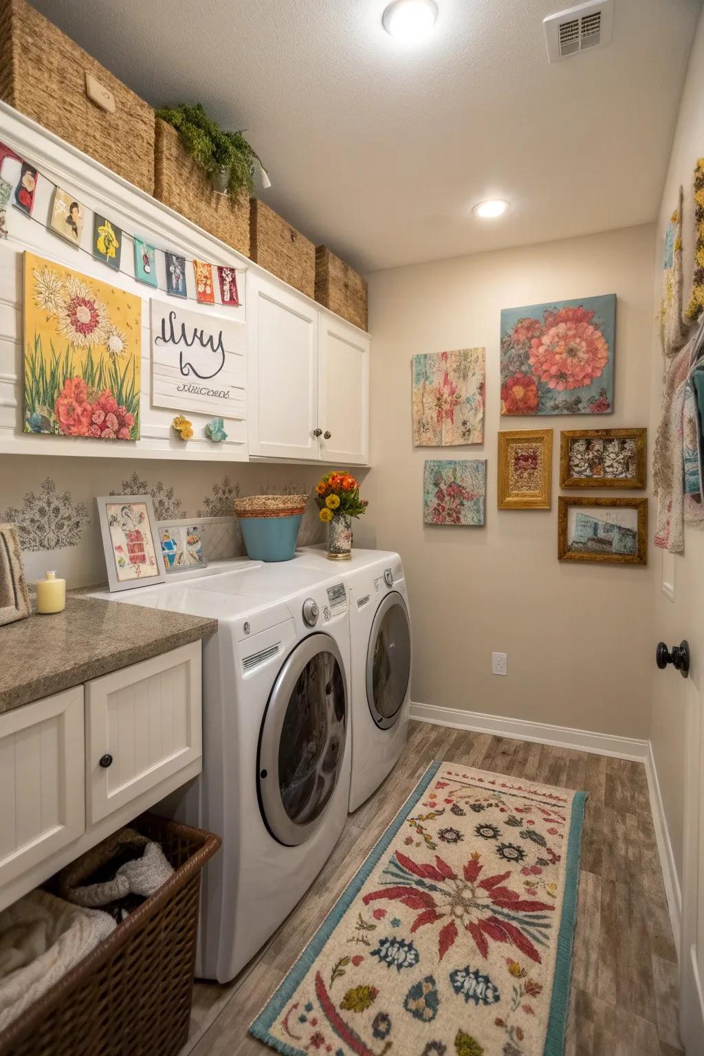 Expressing your individuality through personalized decorative elements.
