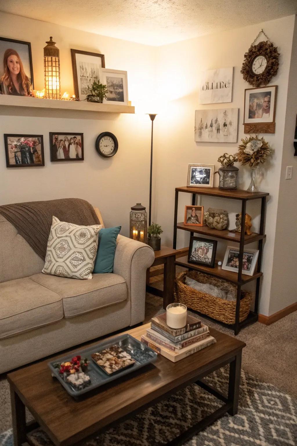 Unique accents in decor make a space feel uniquely yours.