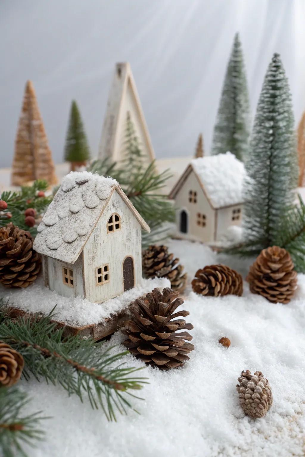 Earth's treasures infuse the village with natural outdoor appeal.