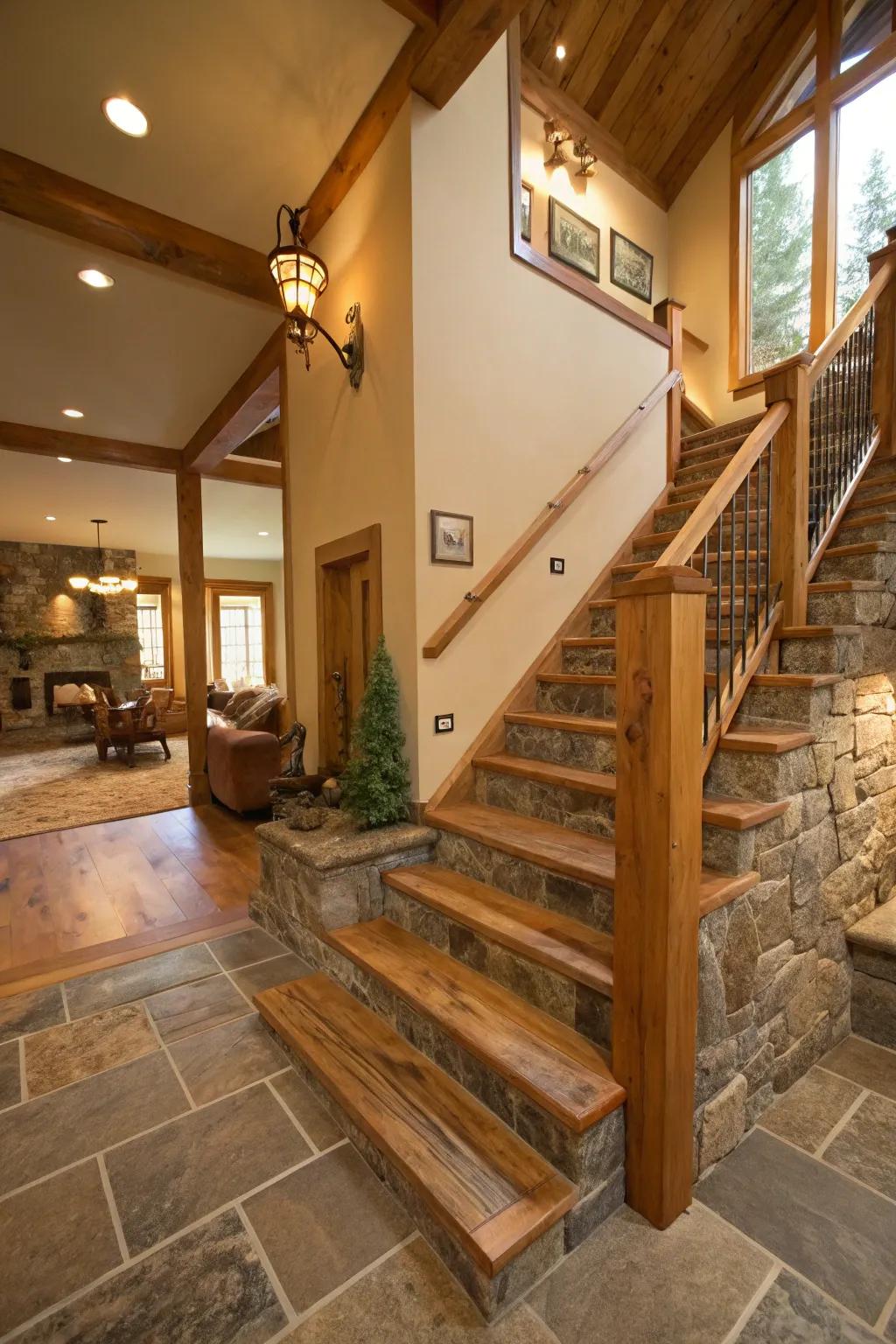 Natural materials bring warmth and timeless appeal.