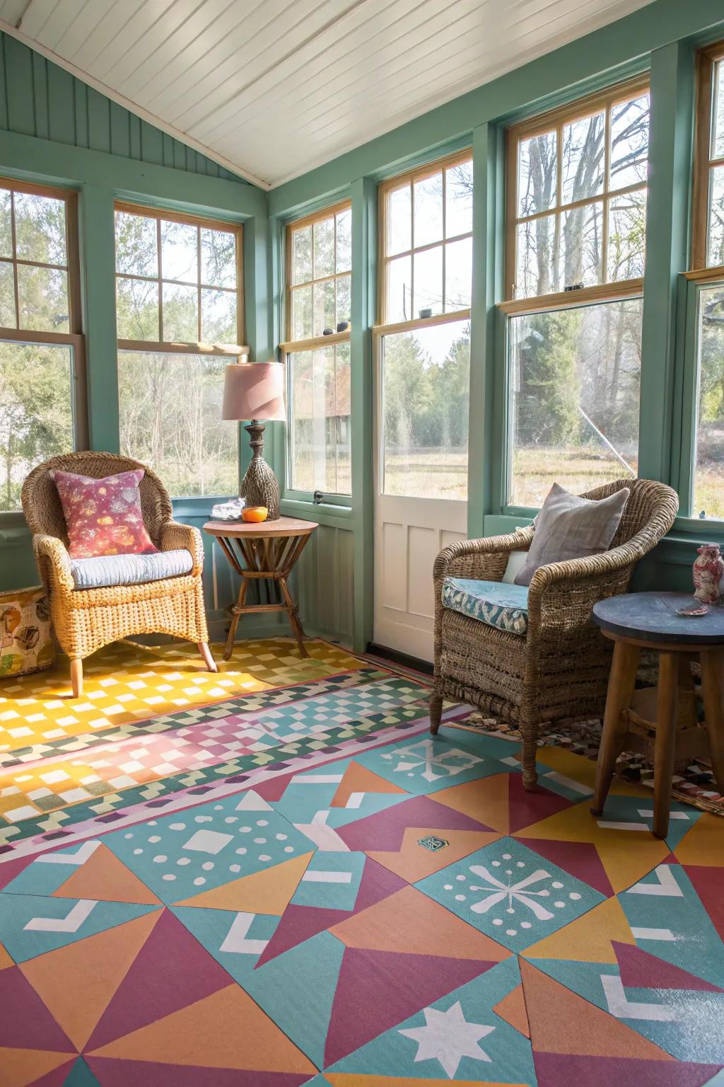 Overlay brings color and sustainability to your sunroom.