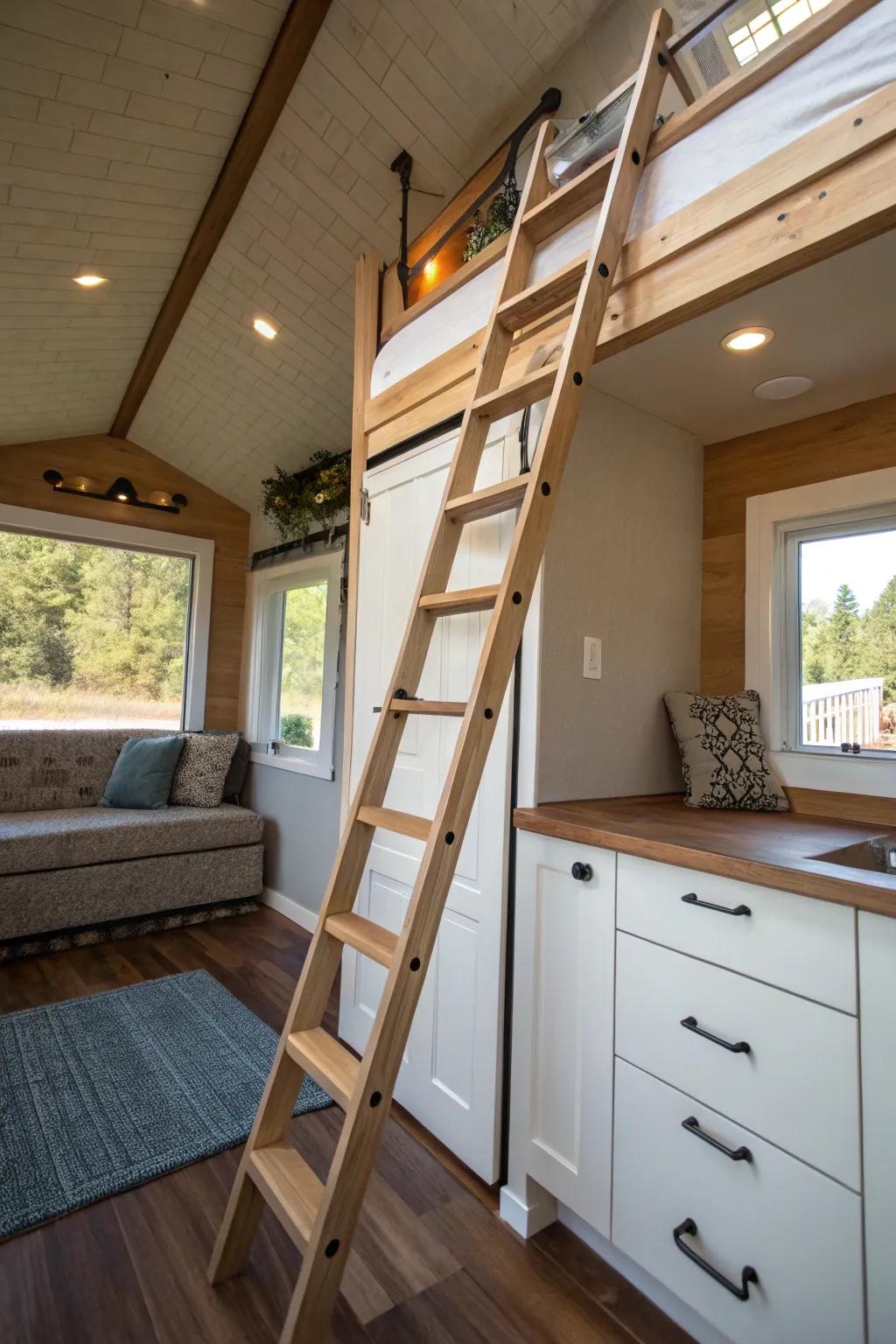 Flexible living: A detachable access for versatile spaces.