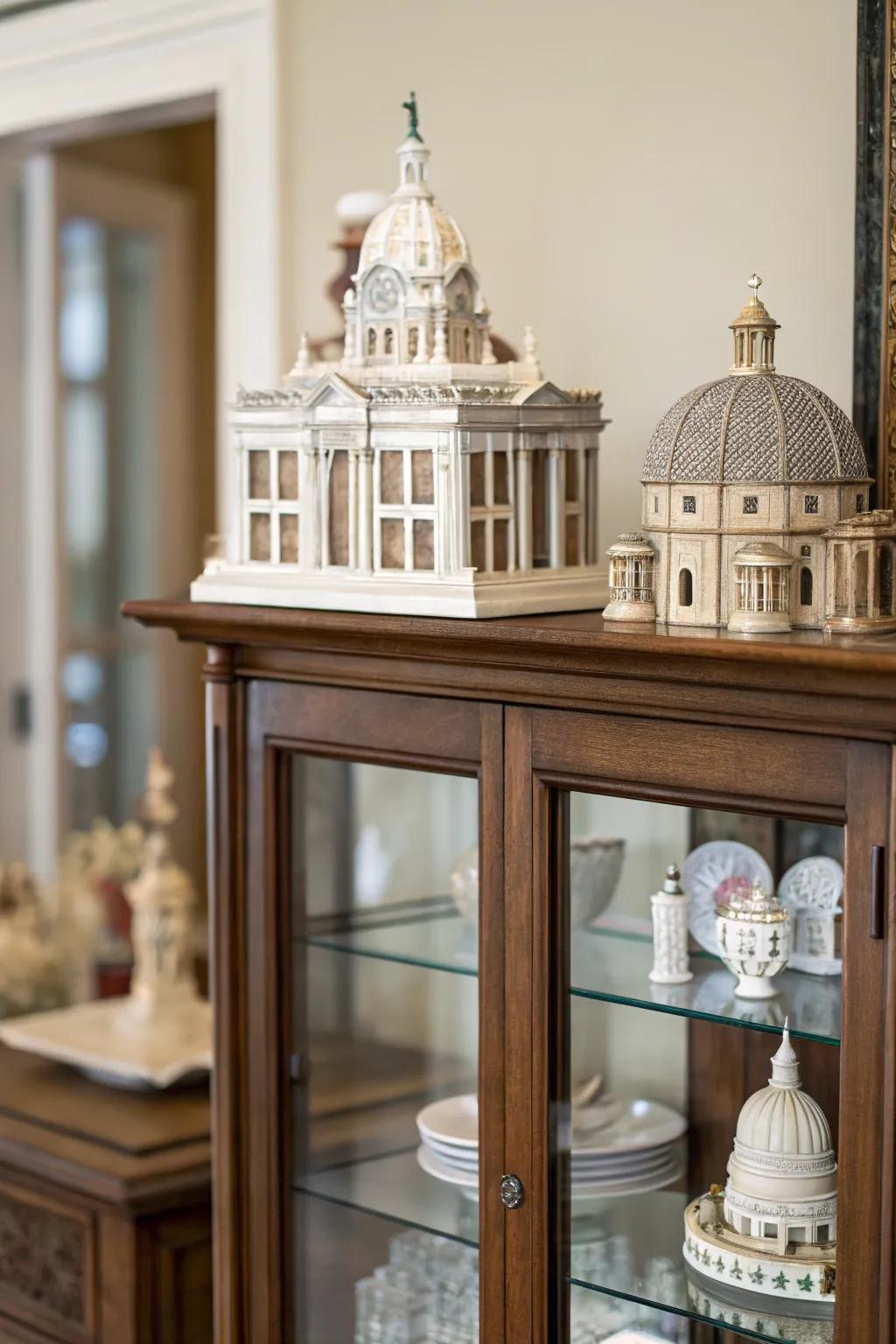 Architectural components contribute sophistication and interest.