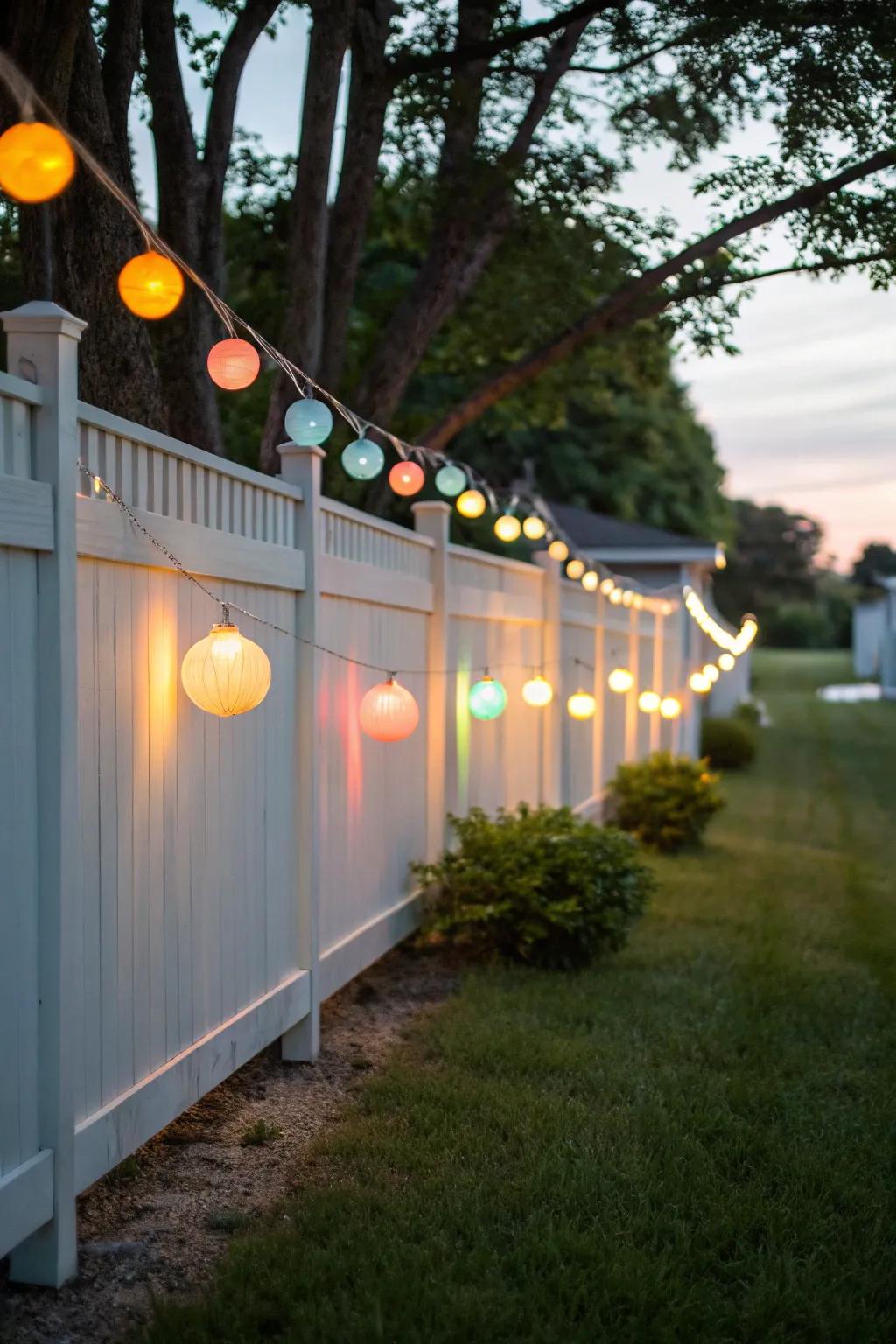 Dangling orbs contribute a hint of whimsy to your outdoor illumination.