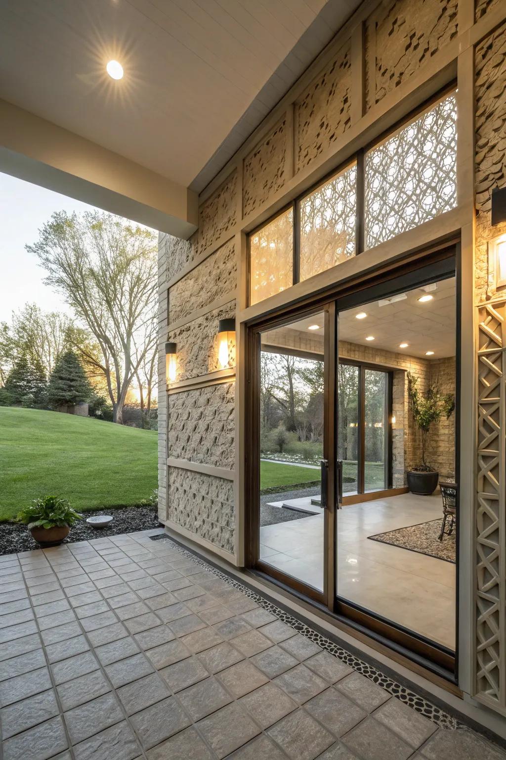 Distinctive exterior design for visual interest.