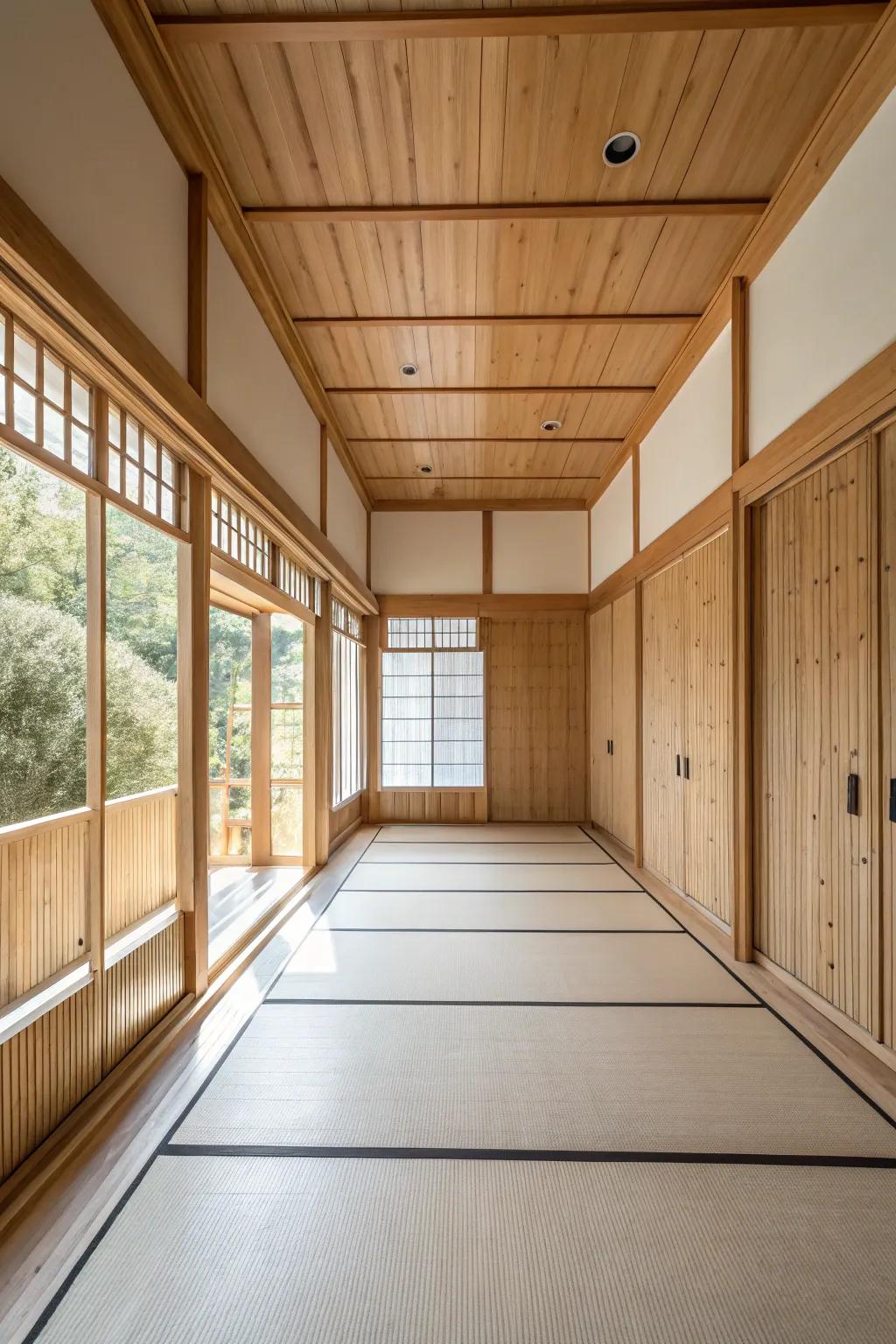 Embrace simplicity through minimalist timber designs.