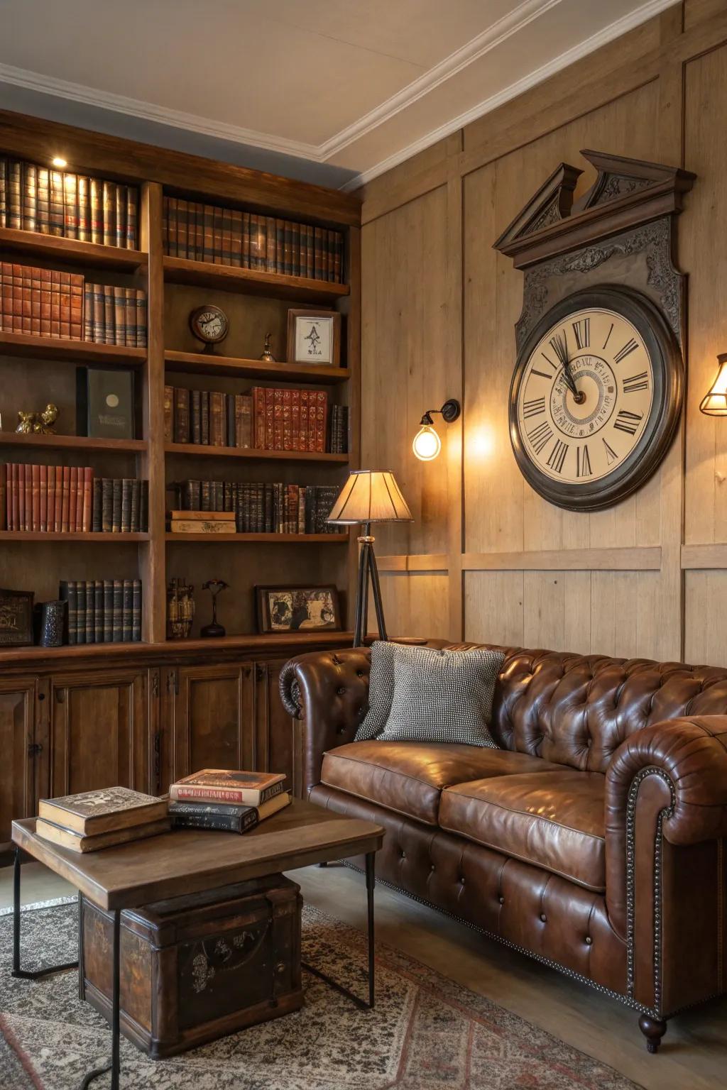 Time-honored decor elements lend character and history to your living room.