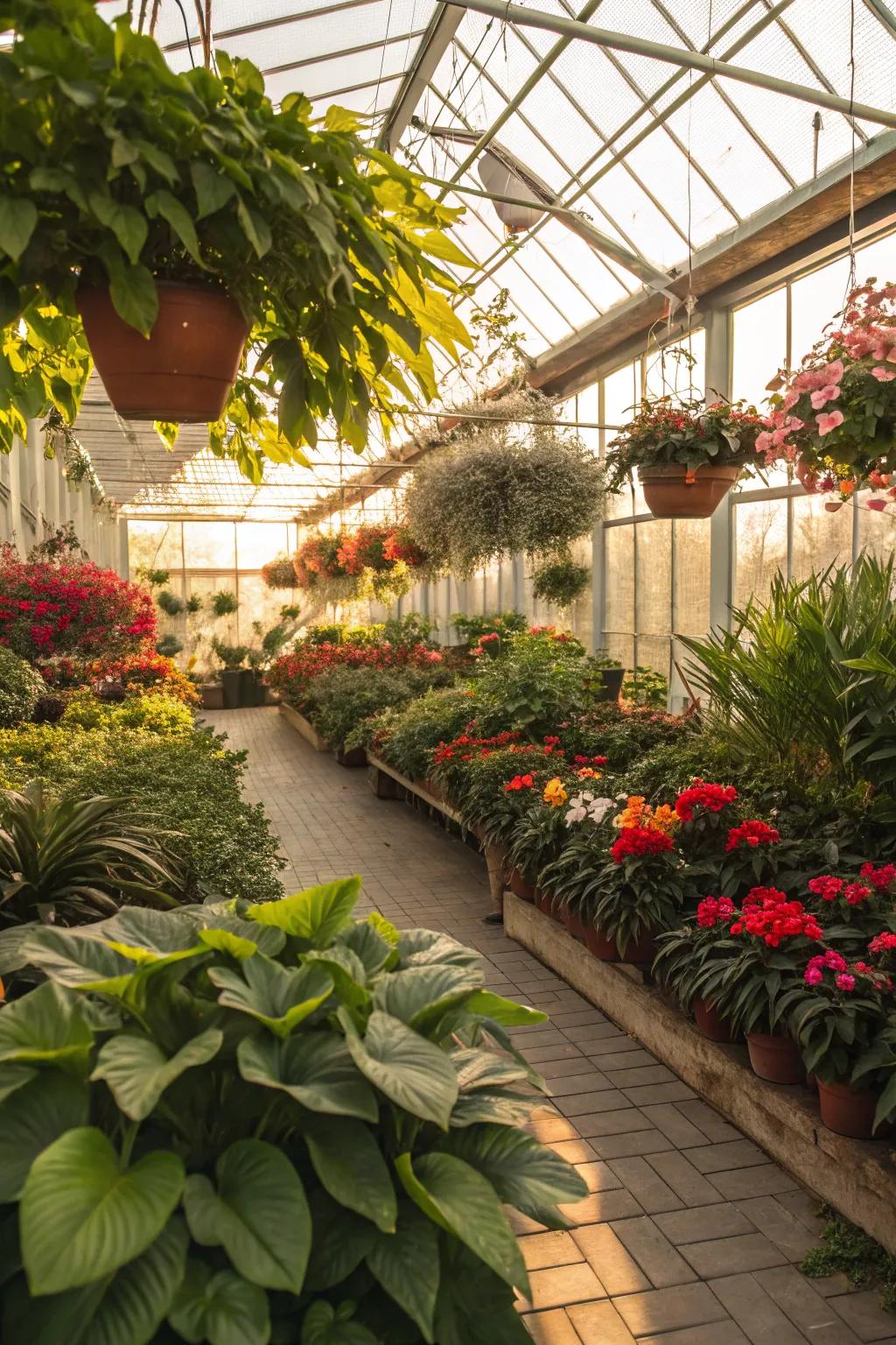 Escape to a revitalizing oasis with an indoor greenhouse.