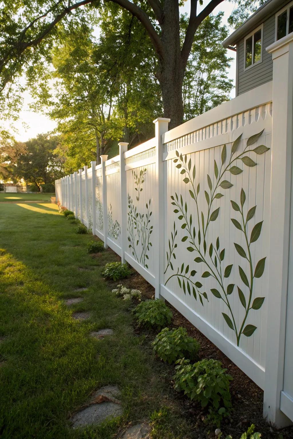 Ornamental apertures in a white boundary fashion captivating patterns and shades.