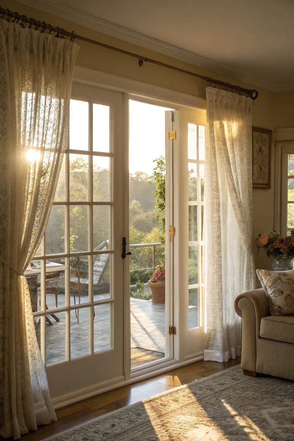 Embrace natural light with light-balancing treatments.