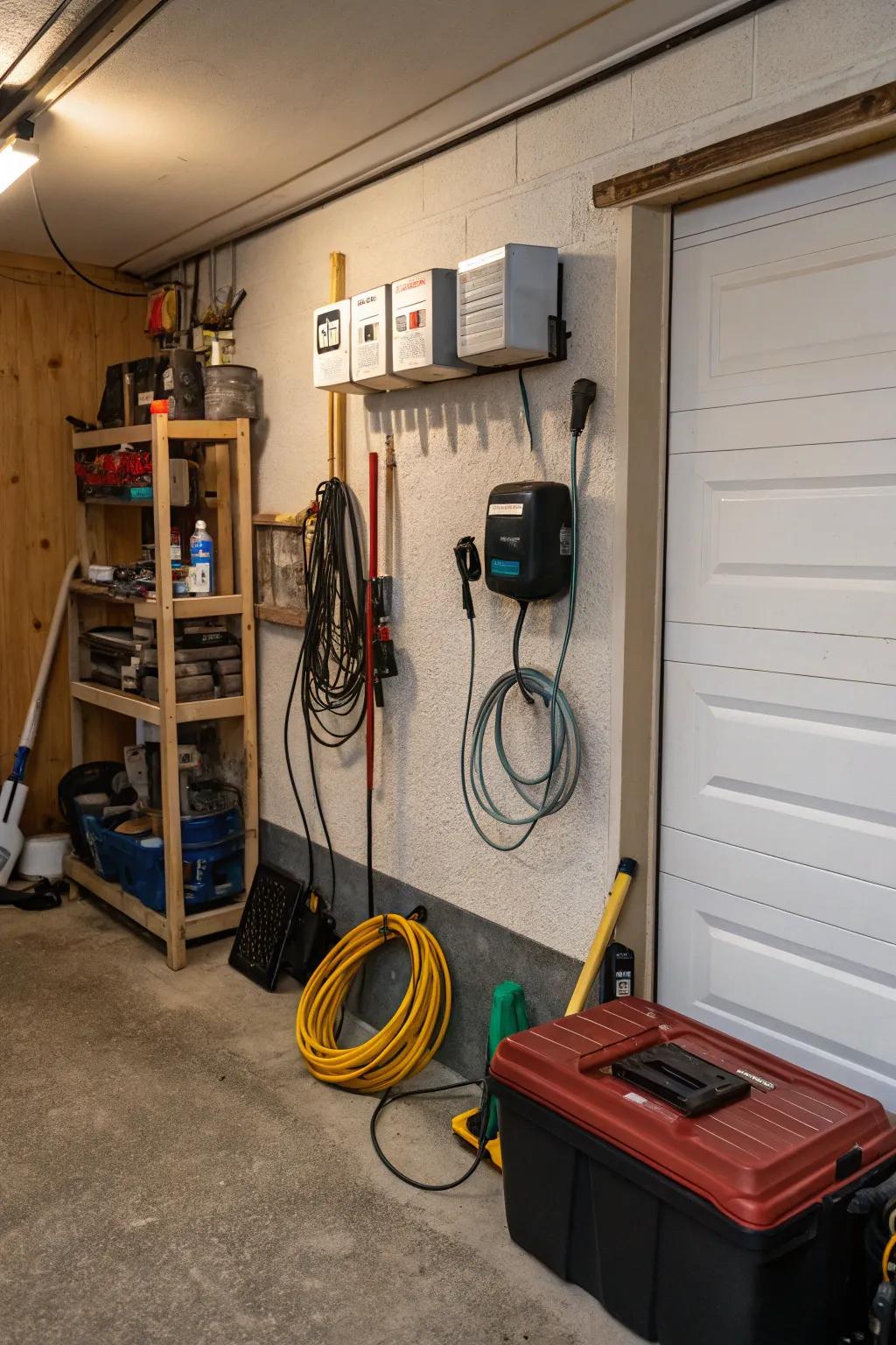 A power point ensures your tools are always ready to use.