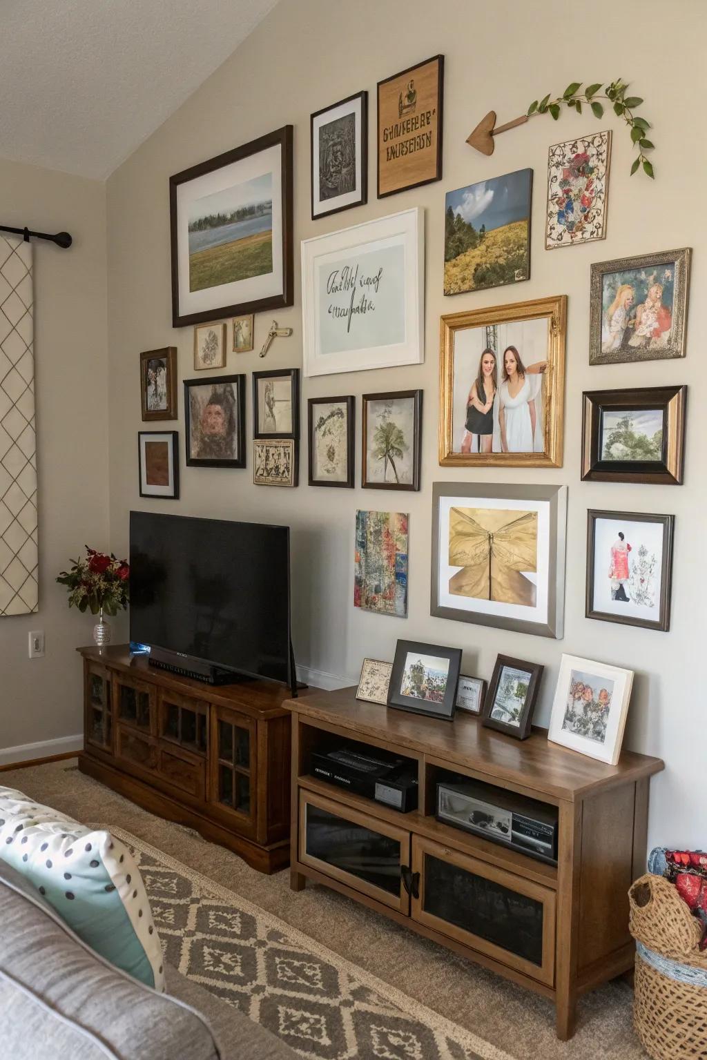 Visual artwork and portraits append a tailored nuance to your zone.