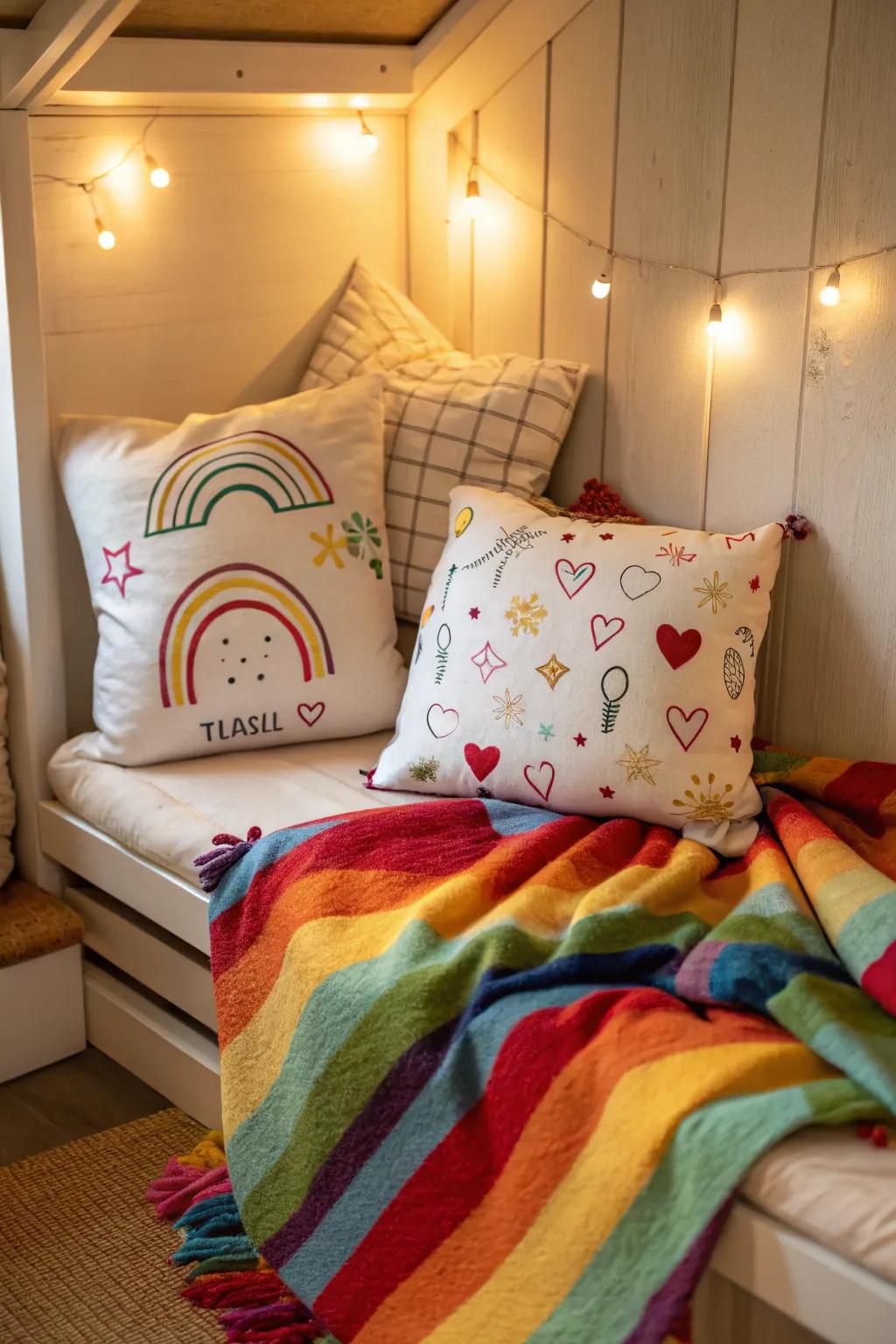 Whimsical decor for a playful space