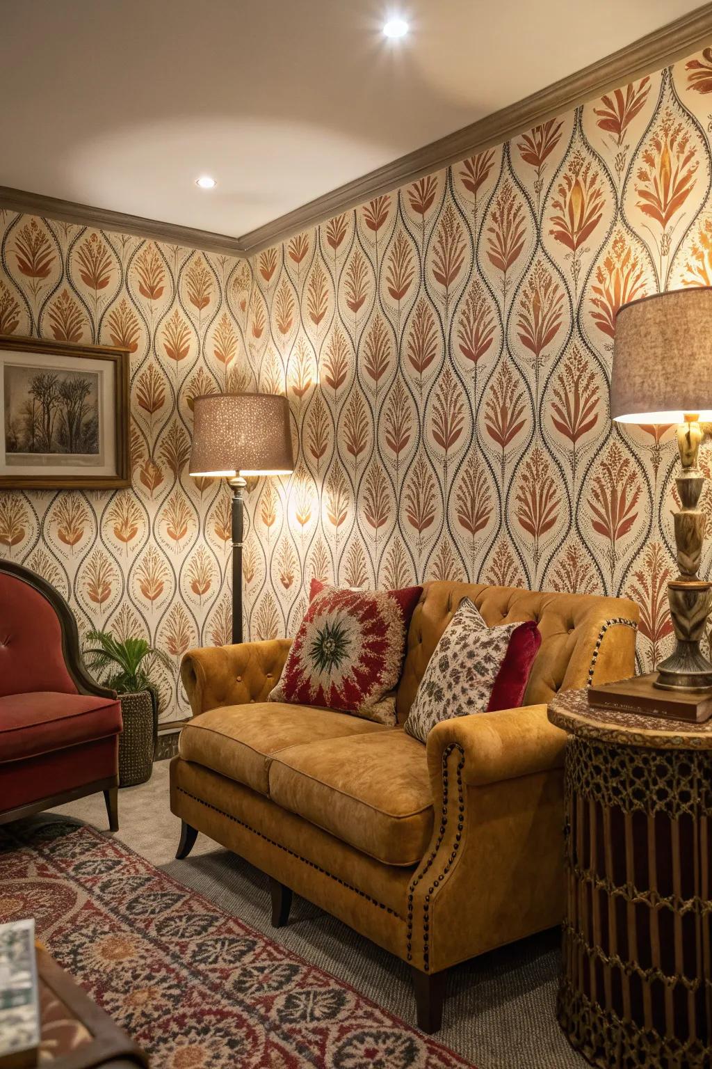 Journey back in time with captivating vintage wallpaper designs.
