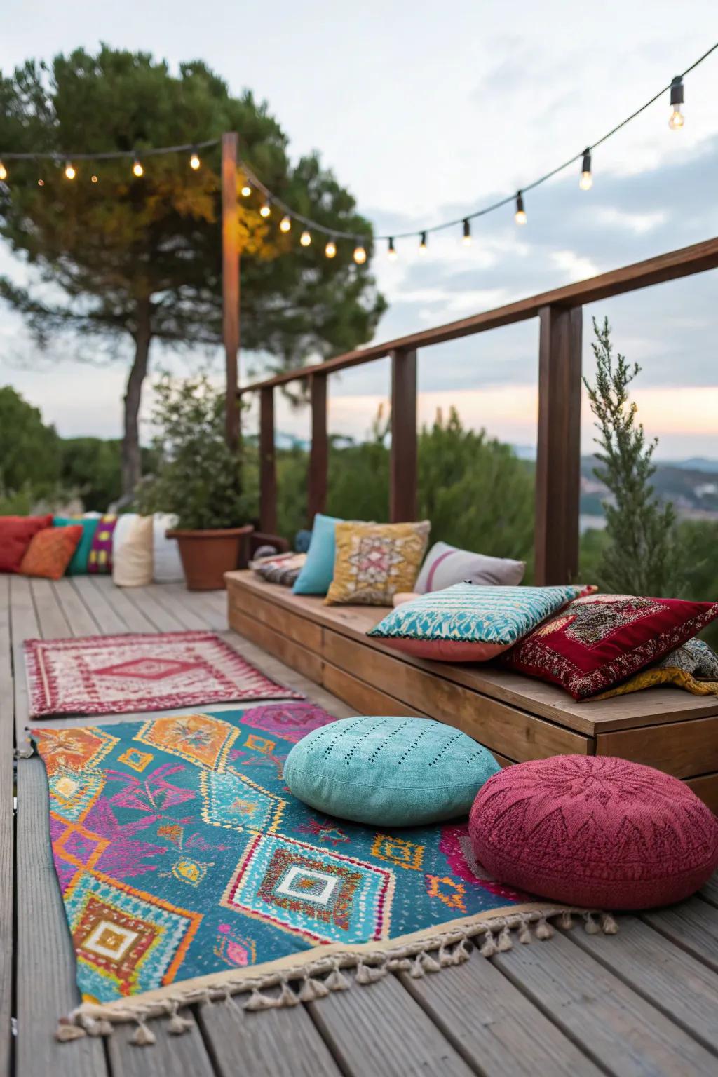 Ornamental highlights inject character into your deck.