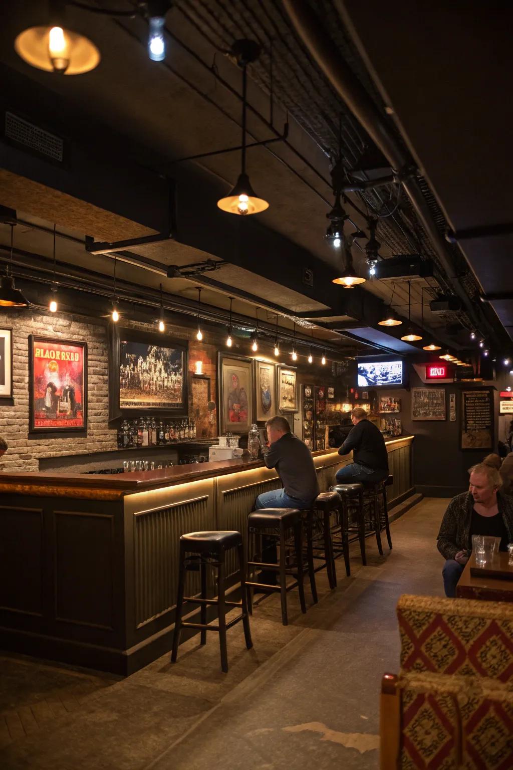Guided lighting provides versatility and control.