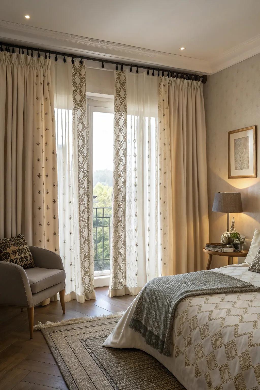 Bistro curtains offer a fashionable and practical window treatment.