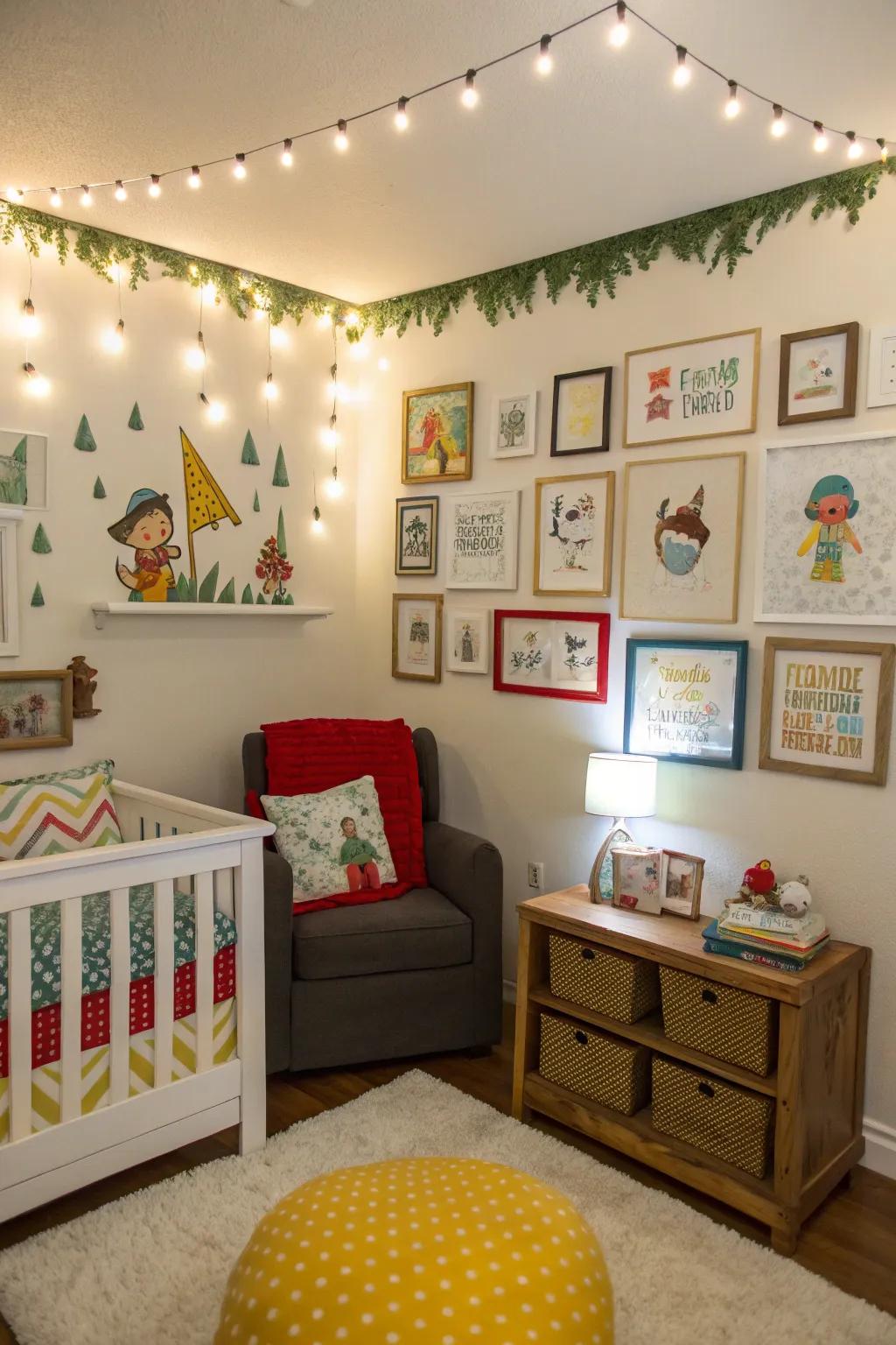 Turn bedtime into an adventure with a storybook-themed nursery.