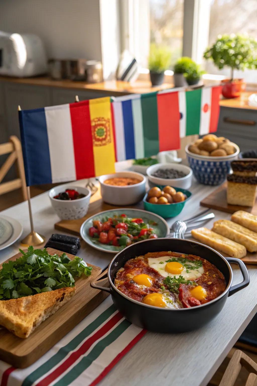 Embark on a global culinary adventure with dishes from around the world.