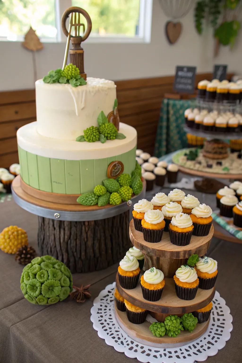 Delightful confection with an ale twist.