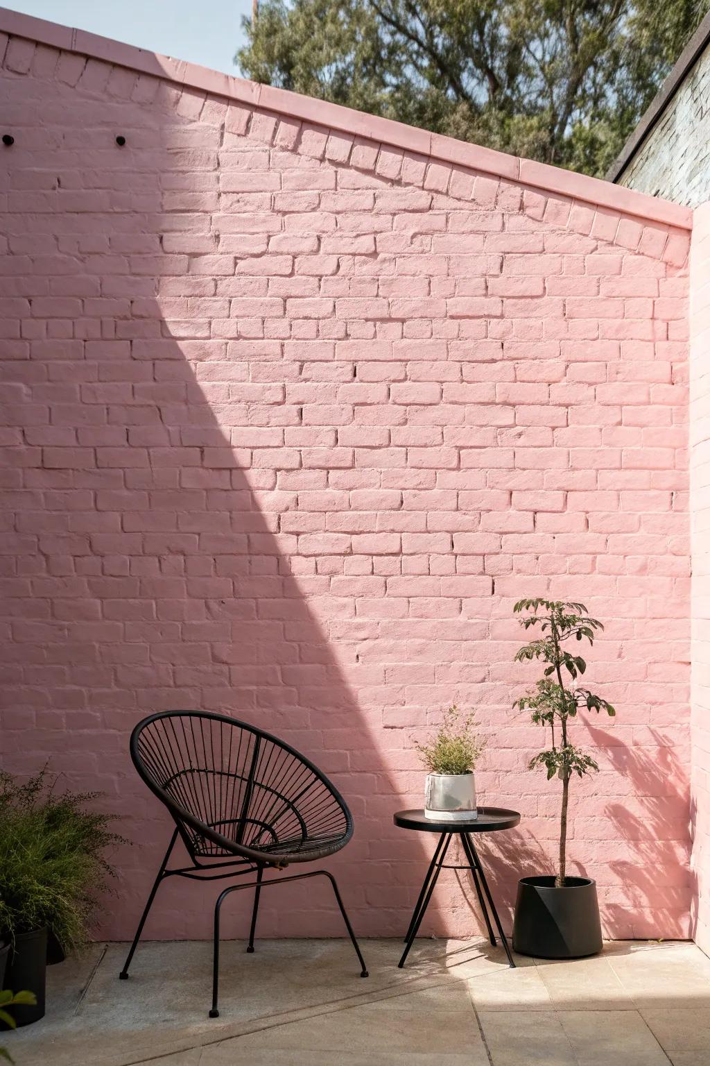 Elevate your area with the elegance of delicate blush brick. Suited for a sophisticated, calming atmosphere.