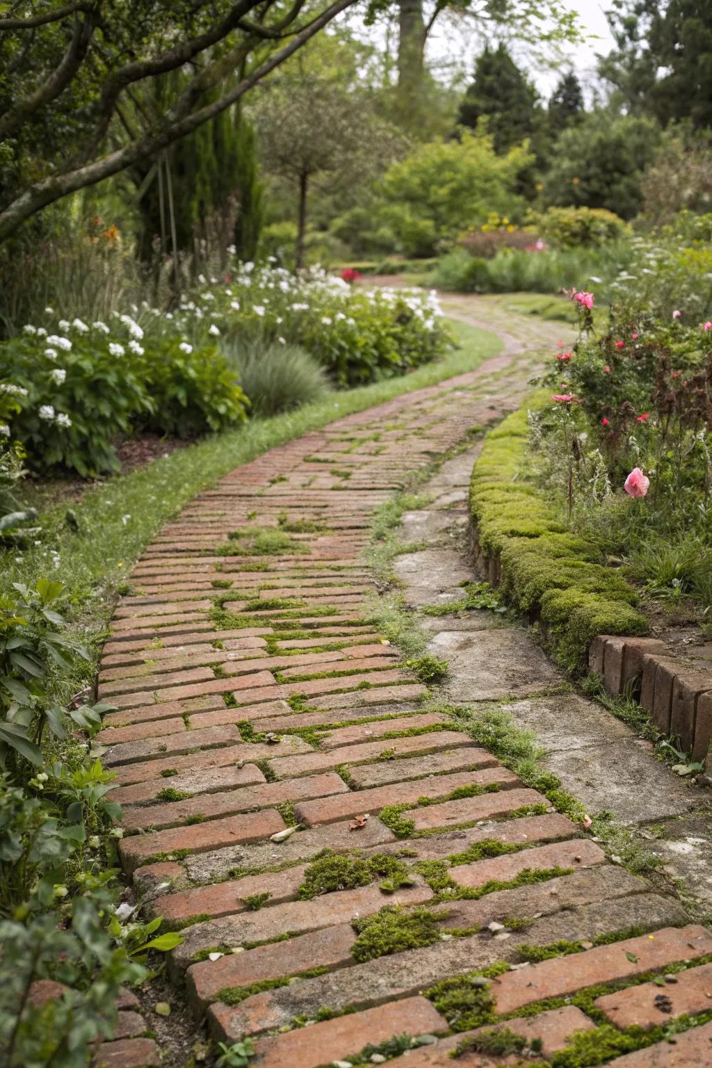 Aged bricks: Incorporate rustic charm into your space.