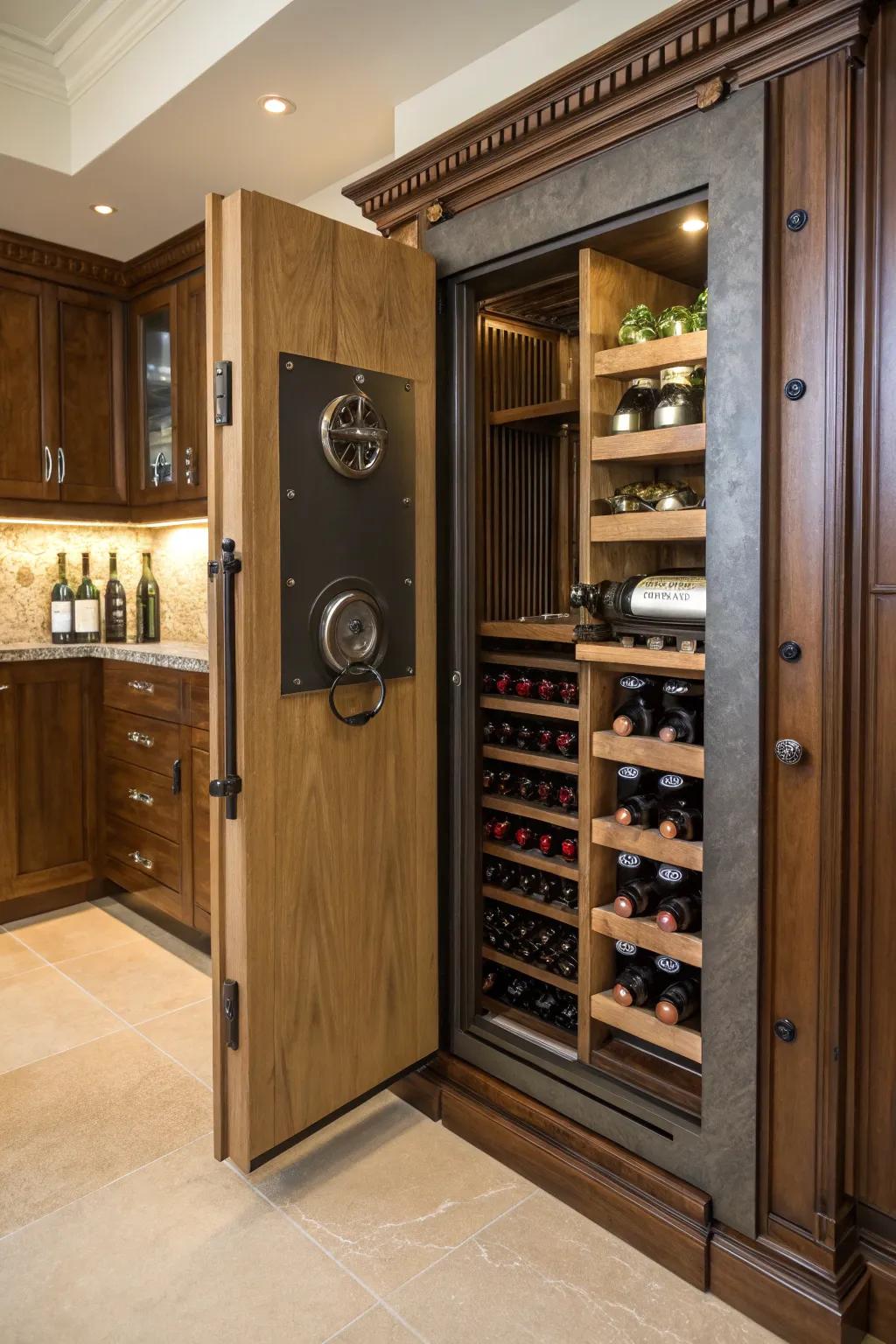 Find out how great hidden wine storage can be.