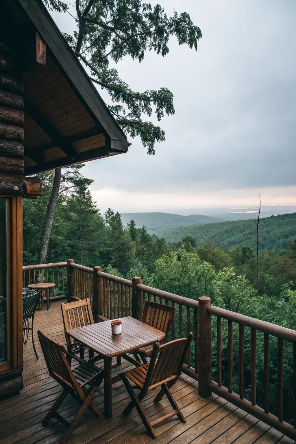Outdoor living spaces connect you with nature.