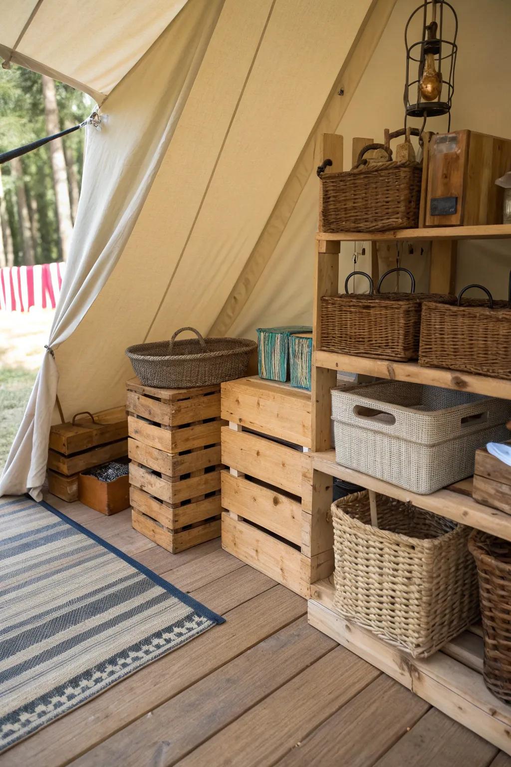 Remain organized via ingenious and voguish stowage solutions.