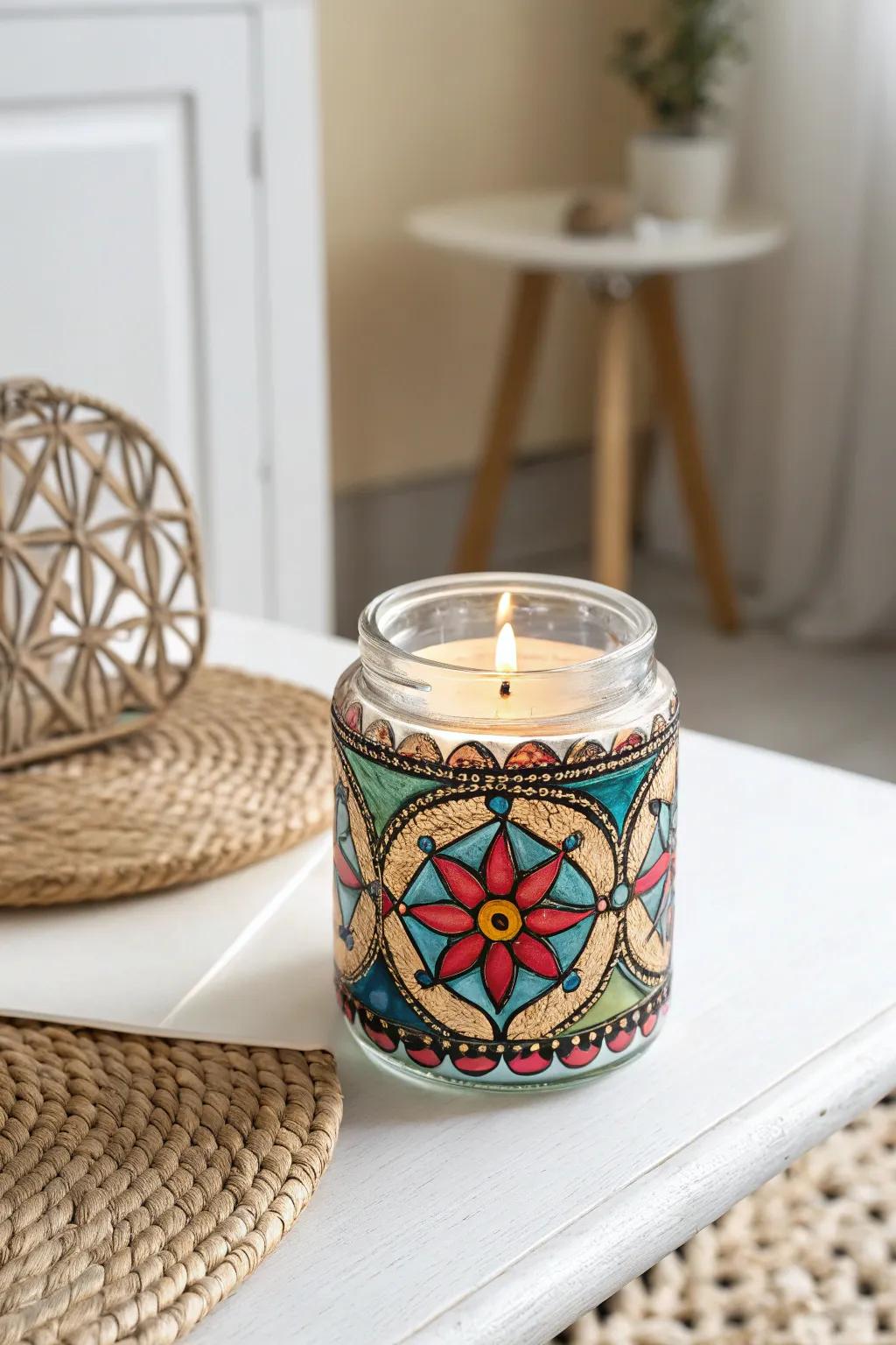 Illuminate your area through a hued crystal candle container that resuscitates youth inventiveness and appends a hint of Boho charisma.